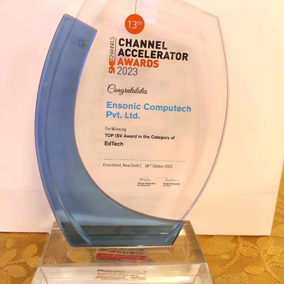 Top ISV Award in the Category of EdTech — SME Channels — 13th Channel Accelerator Awards