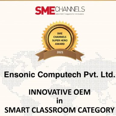 Innovative OEM in Smart Classroom Category — SME Channels Super Hero Award